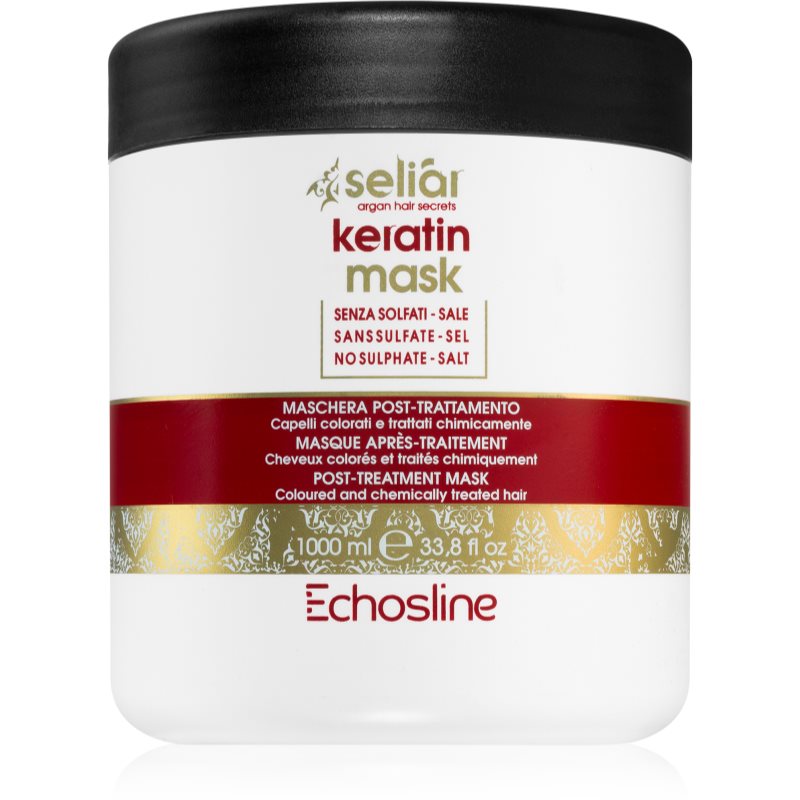 E-shop Echosline Seliár Keratin vyživující a hydratační maska na vlasy 1000 ml