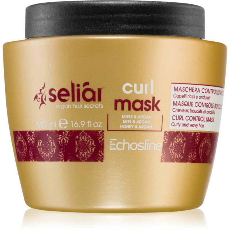 E-shop Echosline Seliár Curl vyživující maska pro vlnité a kudrnaté vlasy 500 ml