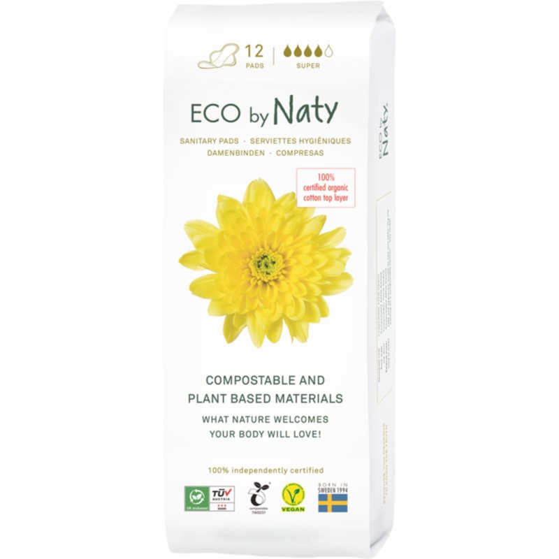 E-shop ECO by Naty Sanitary Pads Super vložky 12 ks