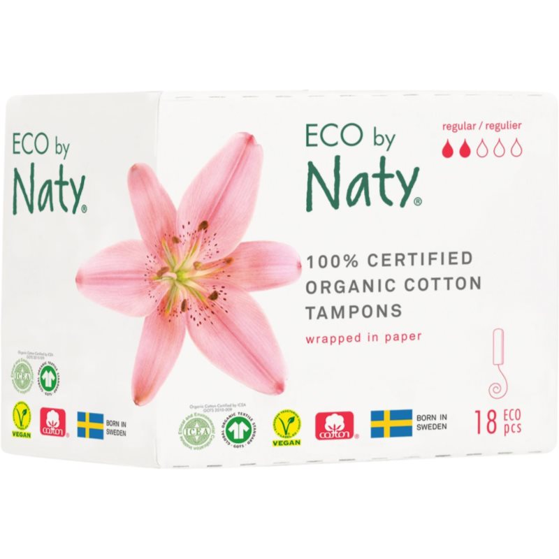 E-shop ECO by Naty Tampons Regular tampony 18 ks