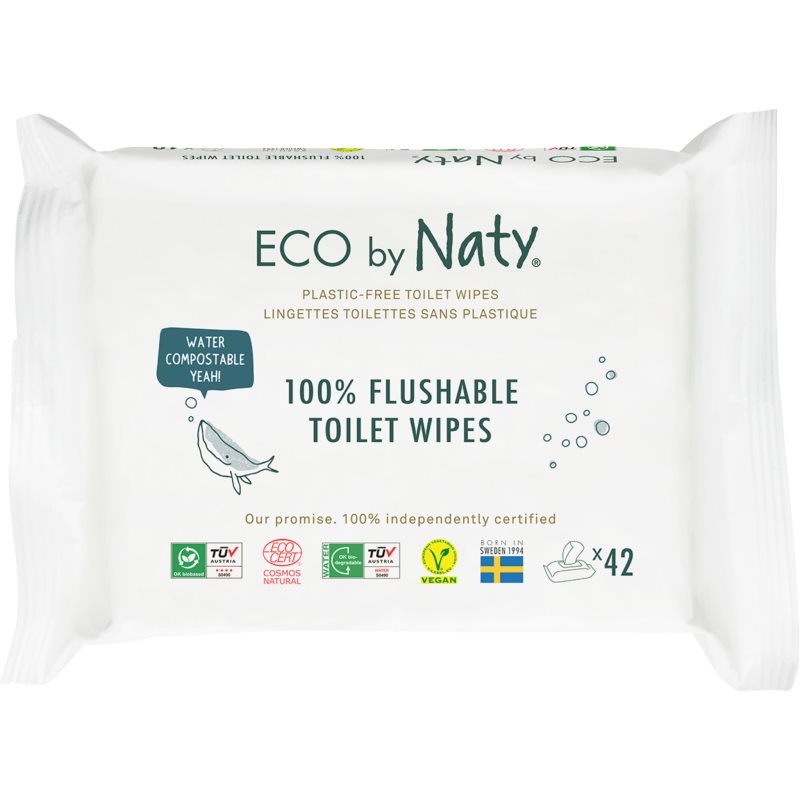 E-shop ECO by Naty Plastic-free Toilet Wipes vlhčené ubrousky pro děti 42 ks