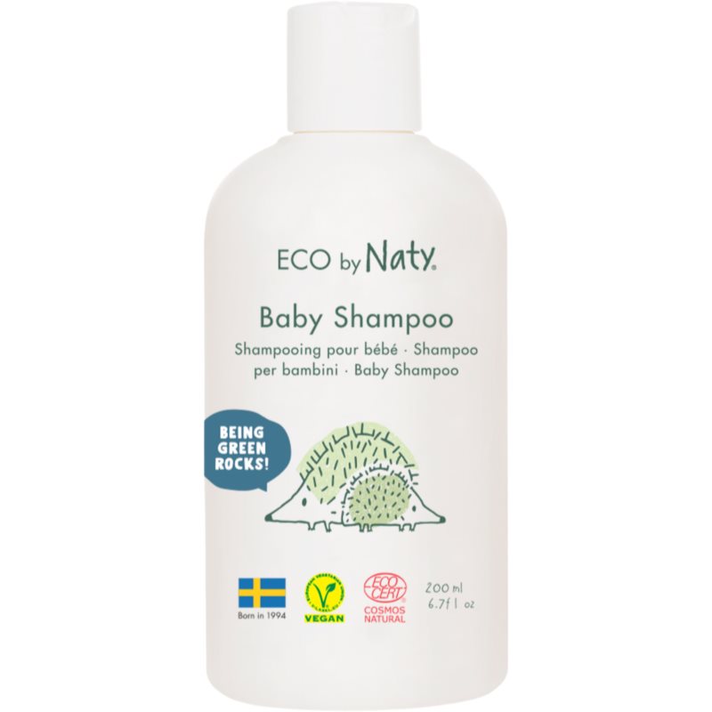 E-shop ECO by Naty Baby Shampoo jemný šampon pro děti od narození 200 ml
