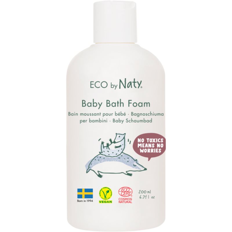 ECO by Naty Baby Bath Foam pěna do koupele pro děti od narození 200 ml
