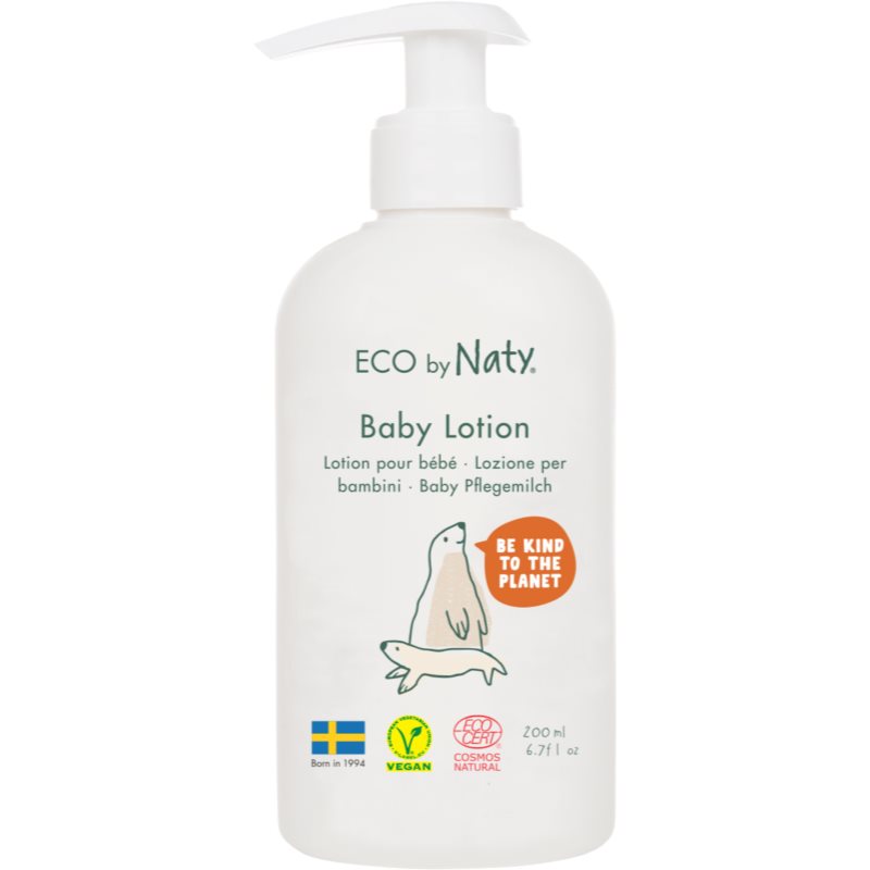 E-shop ECO by Naty Baby Lotion hydratační tělové mléko pro děti od narození 200 ml