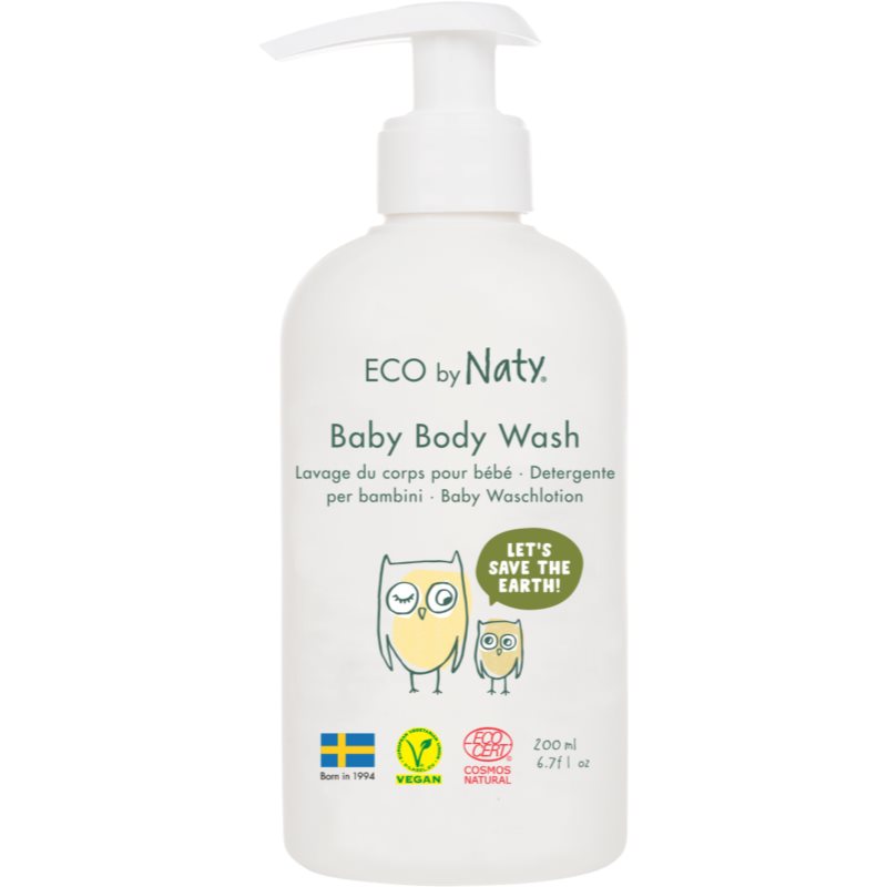 E-shop ECO by Naty Baby Body Wash čisticí a mycí gel pro děti a miminka 200 ml