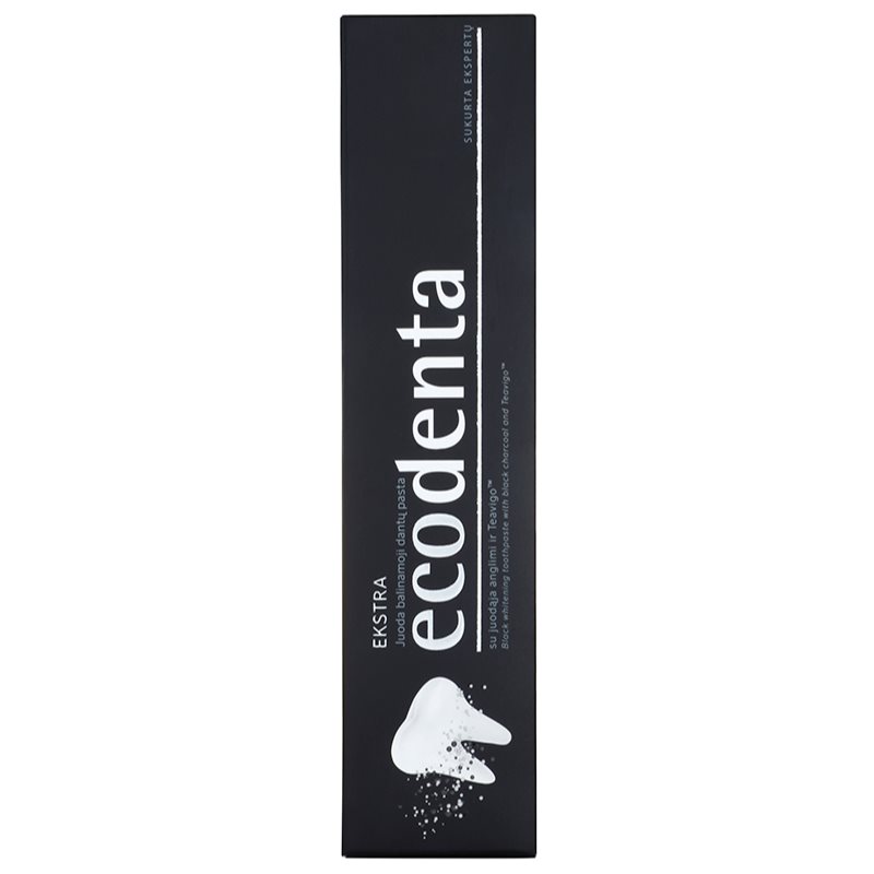 

Ecodenta Expert Black Whitening чорна зубна паста з відбілюючим ефектом