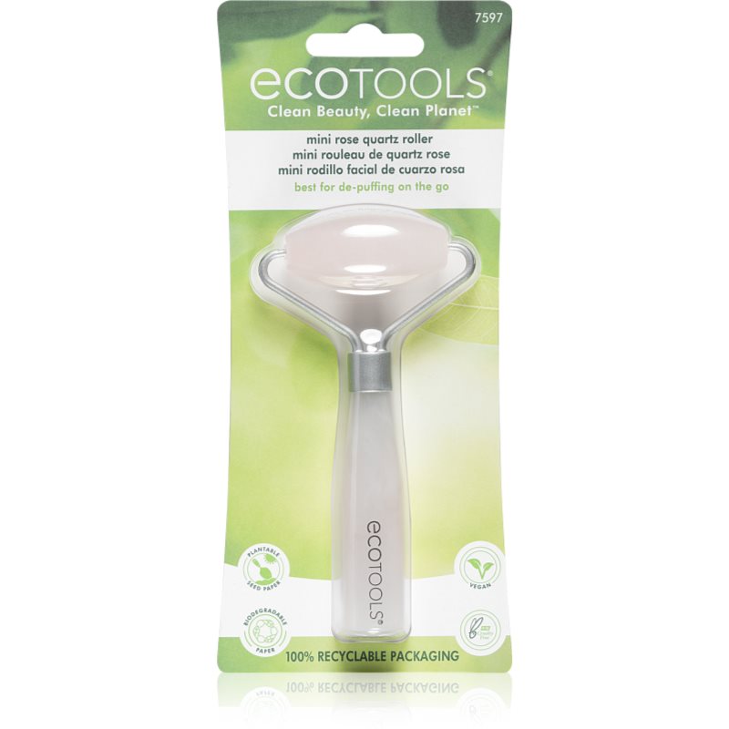 EcoTools Rose Quartz Mini Roller масажний інструмент для обличчя