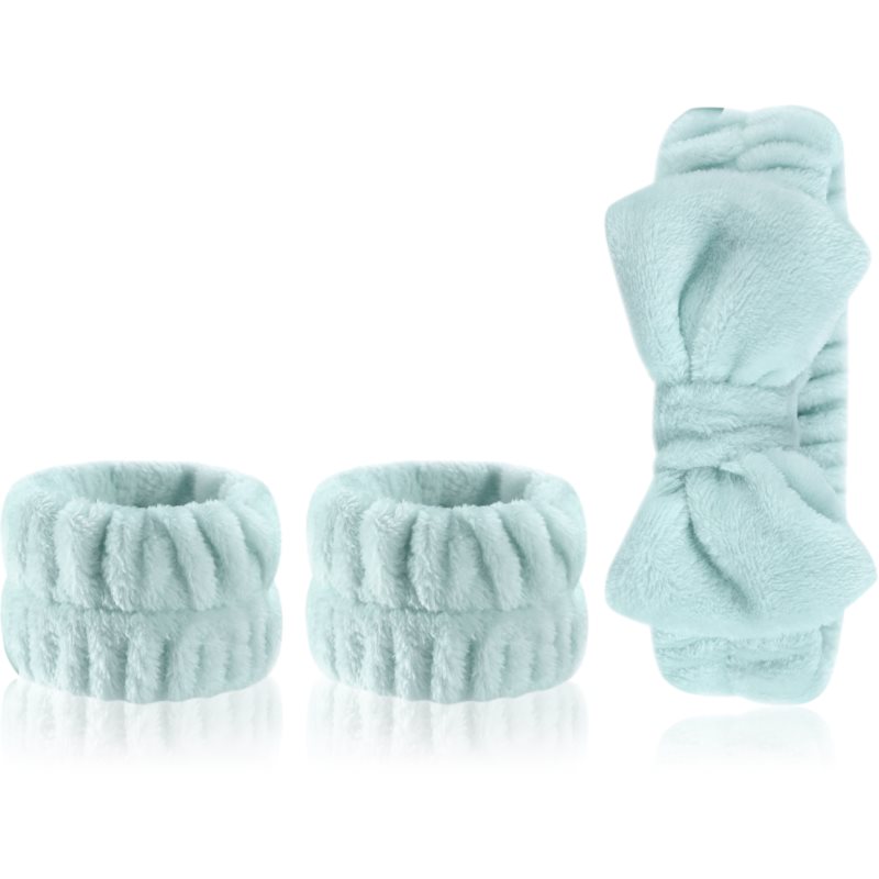 EcoTools Cleansing Headband & Wristband Set set van make-up remover en spa haarband