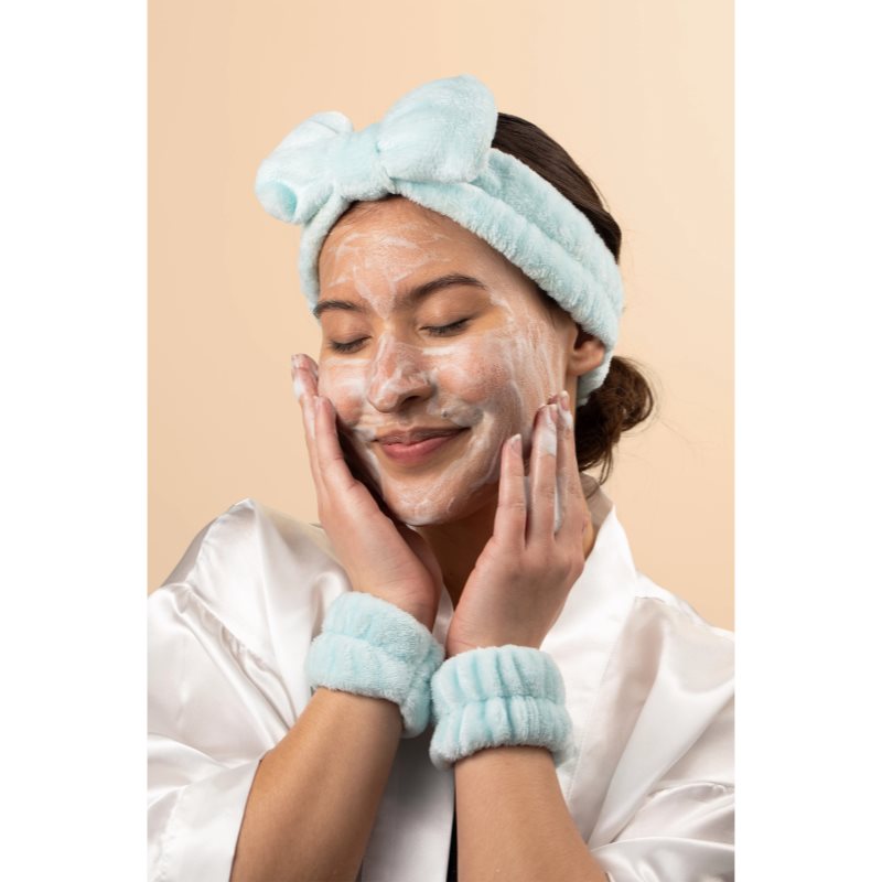 EcoTools Cleansing Headband & Wristband Set Abschminkset mit kosmetischem Stirnband