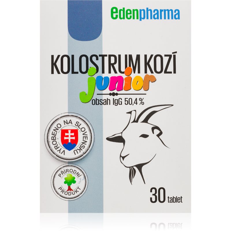 EDENPharma Kolostrum kozie Junior tablety na cmúľanie na podporu fyzickej a psychickej rovnováhy tela 30 tbl kúpite na Notino.sk