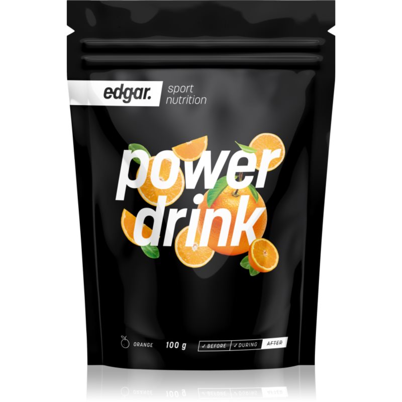 Edgar Power Drink podpora sportovního výkonu příchuť Orange 100 g
