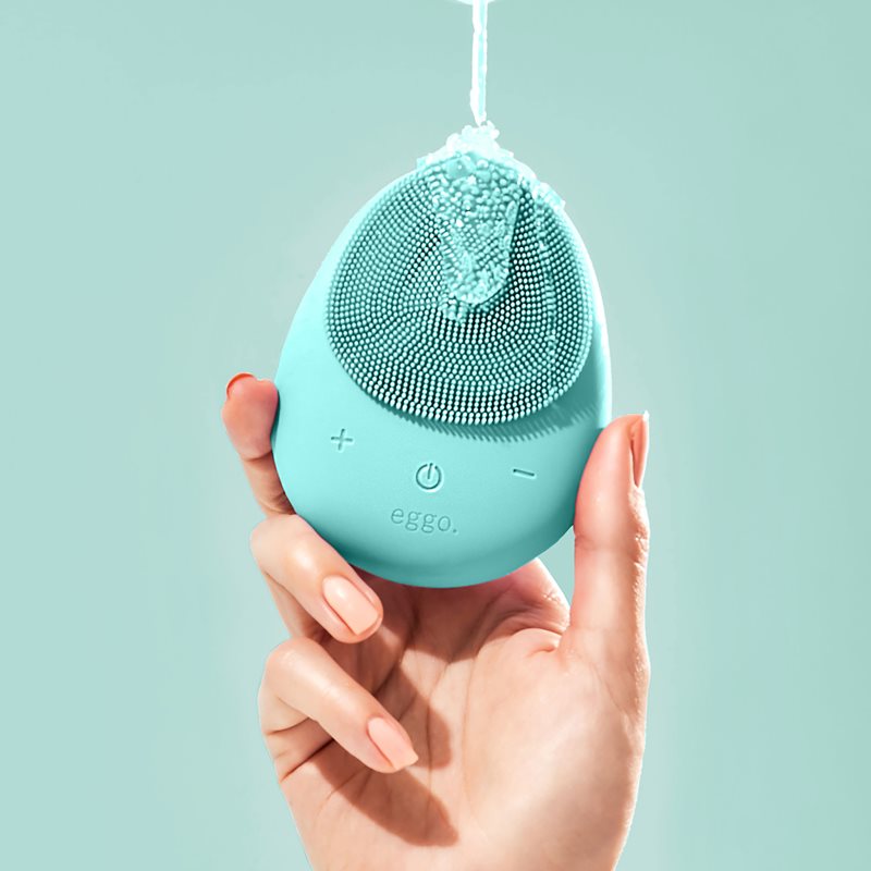 Eggo Sonic Skin Cleanser очищуючий електричний пристрій для обличчя Green 1 кс