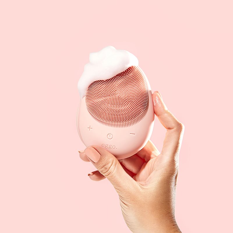 Eggo Sonic Skin Cleanser очищуючий електричний пристрій для обличчя Pink 1 кс