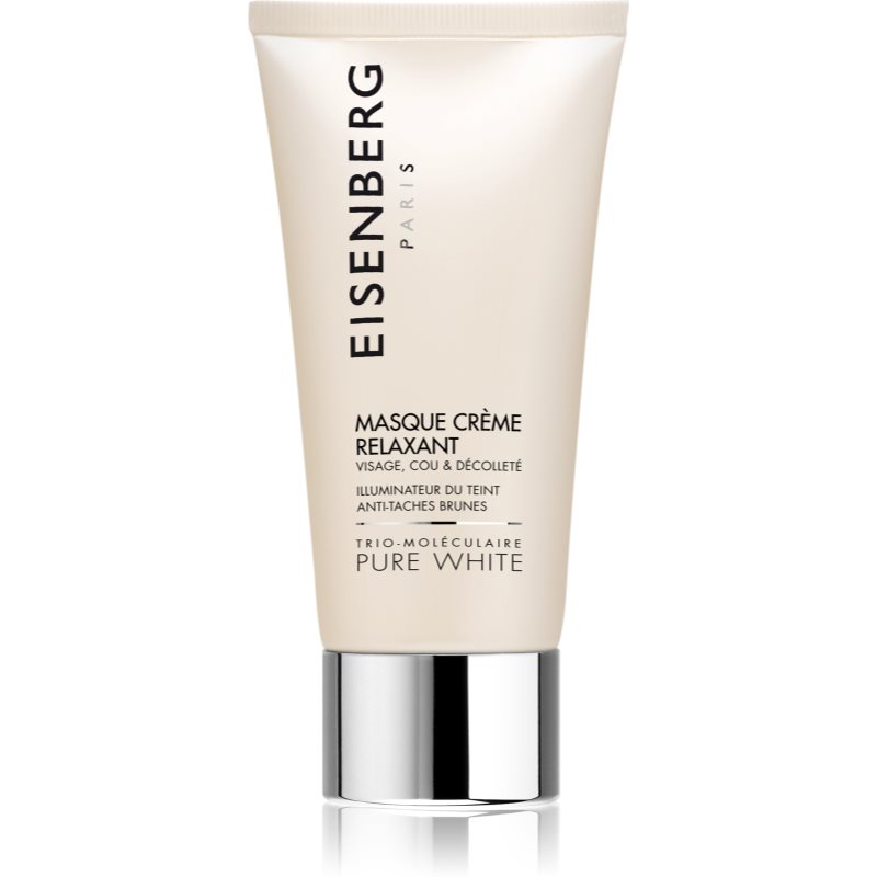 Eisenberg Pure White Masque Crème Relaxant hydratačná a rozjasňujúca maska proti pigmentovým škvrnám 75 ml