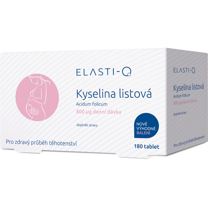 Elasti-Q Kyselina listová 800 μg tablety s kyselinou listovou 180 tbl kúpite na Notino.sk