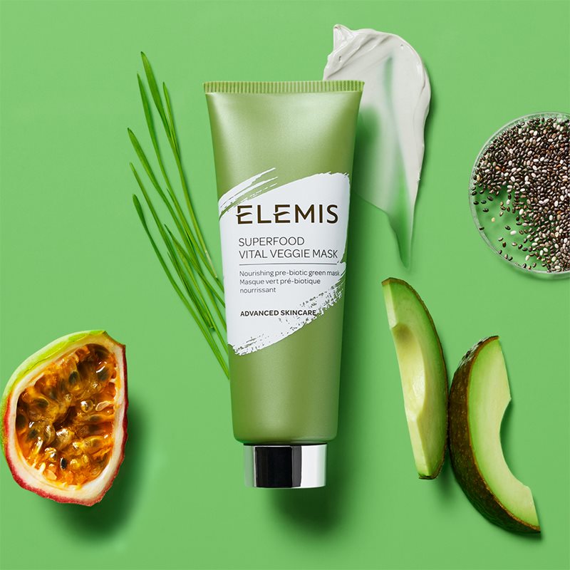 Elemis Superfood Vital Veggie Mask поживна маска для розгладження та роз'яснення шкіри 75 мл