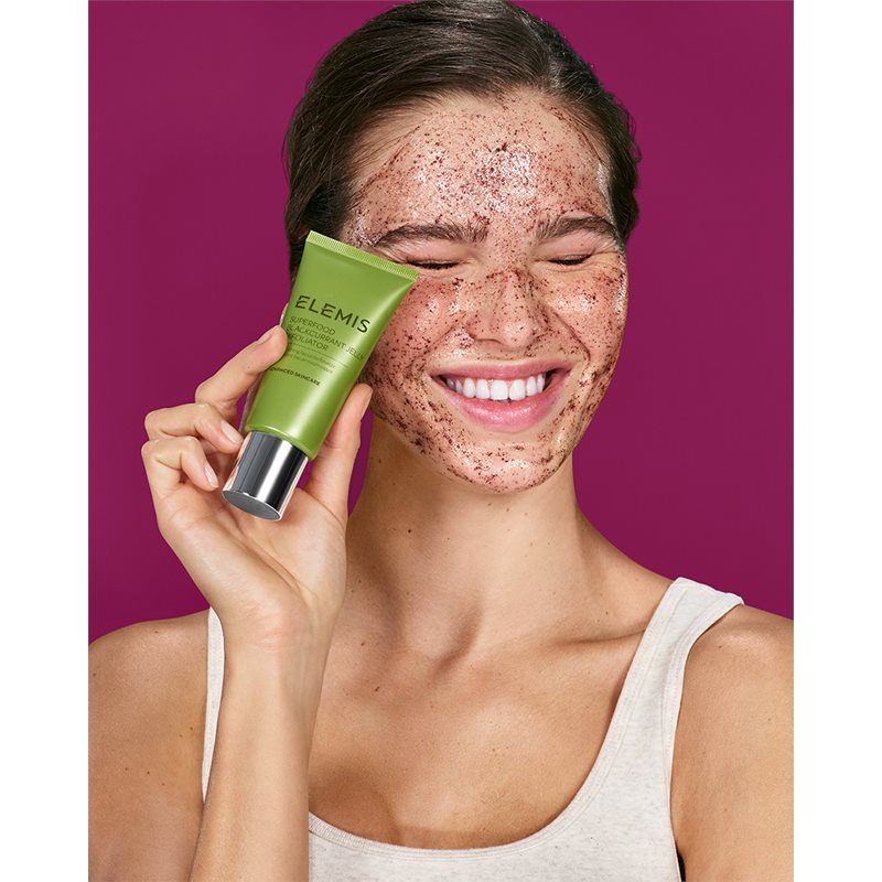 Elemis Superfood Blackcurrant Jelly Exfoliator Gommage Revitalisant Nutrition Et Hydratation 50 Ml