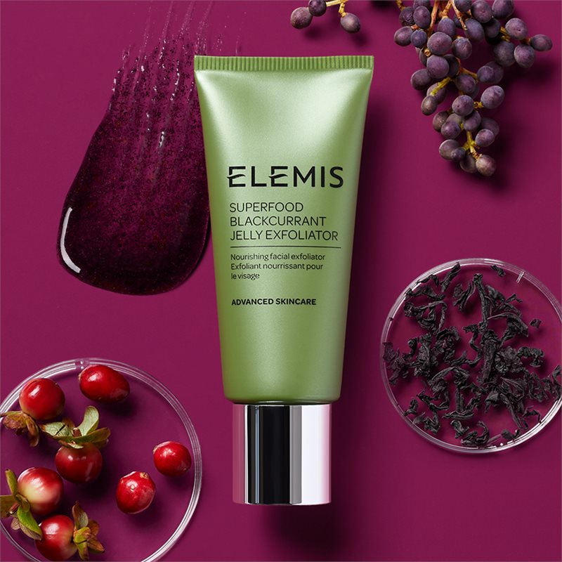 Elemis Superfood Blackcurrant Jelly Exfoliator Gommage Revitalisant Nutrition Et Hydratation 50 Ml