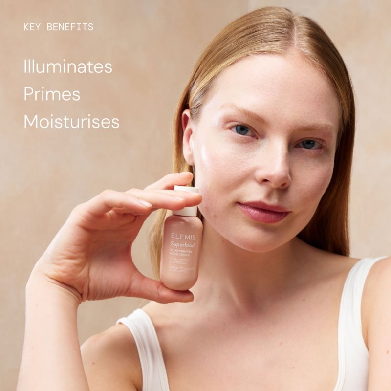 Elemis Superfood Glow Priming Moisturiser feuchtigkeitsspendende Creme für strahlenden Glanz 60 ml (Bild 3)