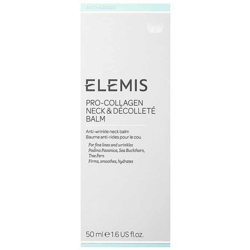 Elemis Pro-Collagen Neck & Décolleté Balm догляд проти зморшок для шиї та декольте 50 мл