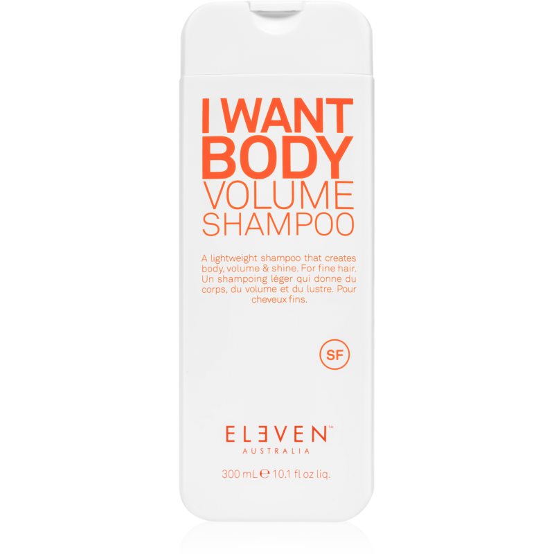 Eleven Australia I Want Body apimties suteikiantis šampūnas visų tipų plaukams 300 ml