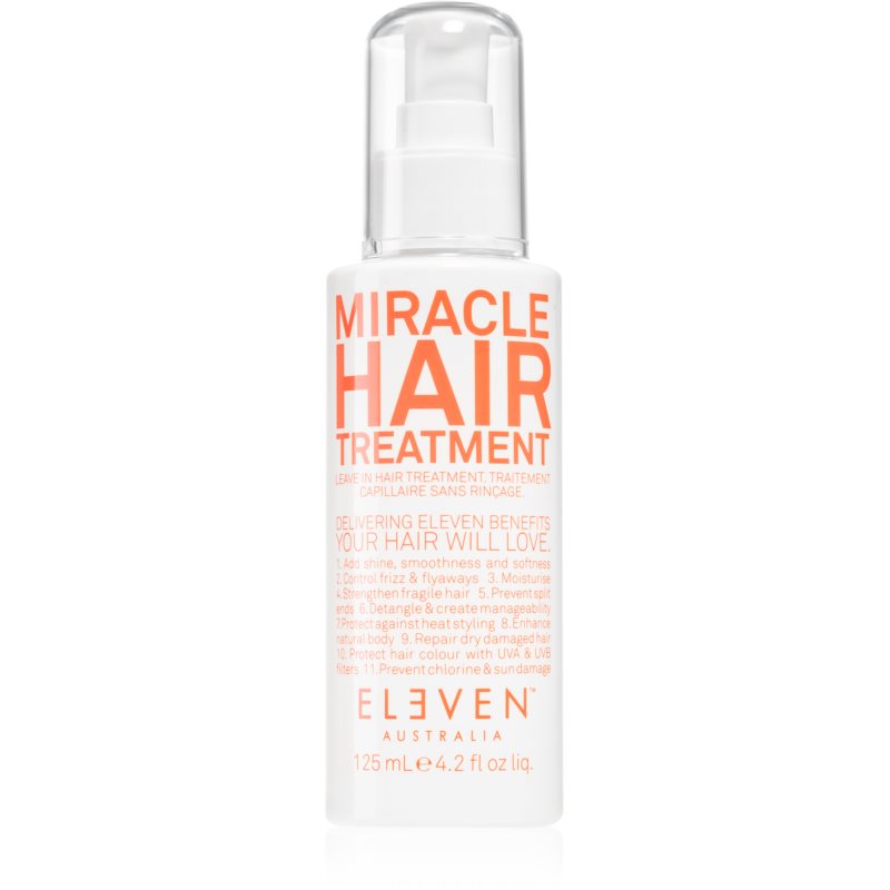 Eleven Australia Miracle Hair Treatment nenuplaunamoji priežiūros priemonė plaukams 125 ml