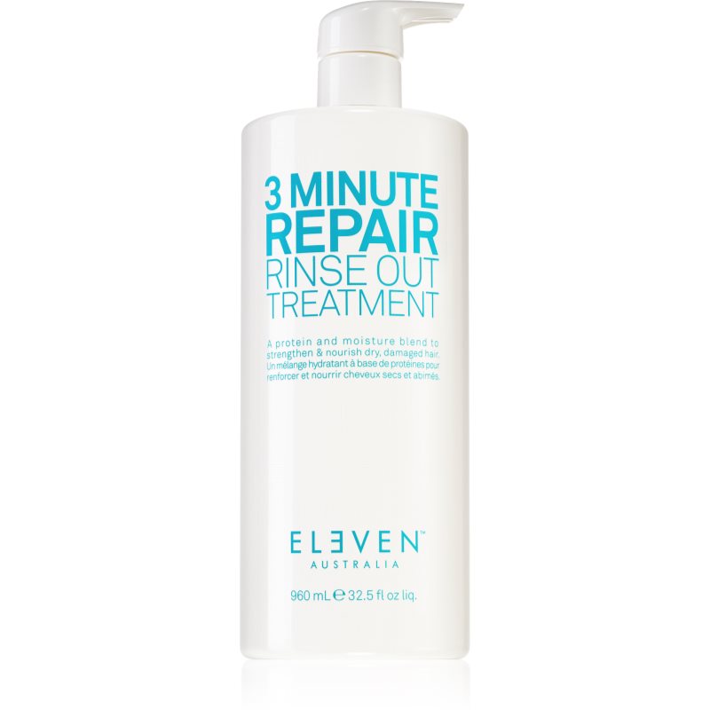 Eleven Australia Eleven Australia 3 Minute Repair Rinse Out Treatment αποκαταστατικό βάλσαμο για τα μαλλιά 960 μλ