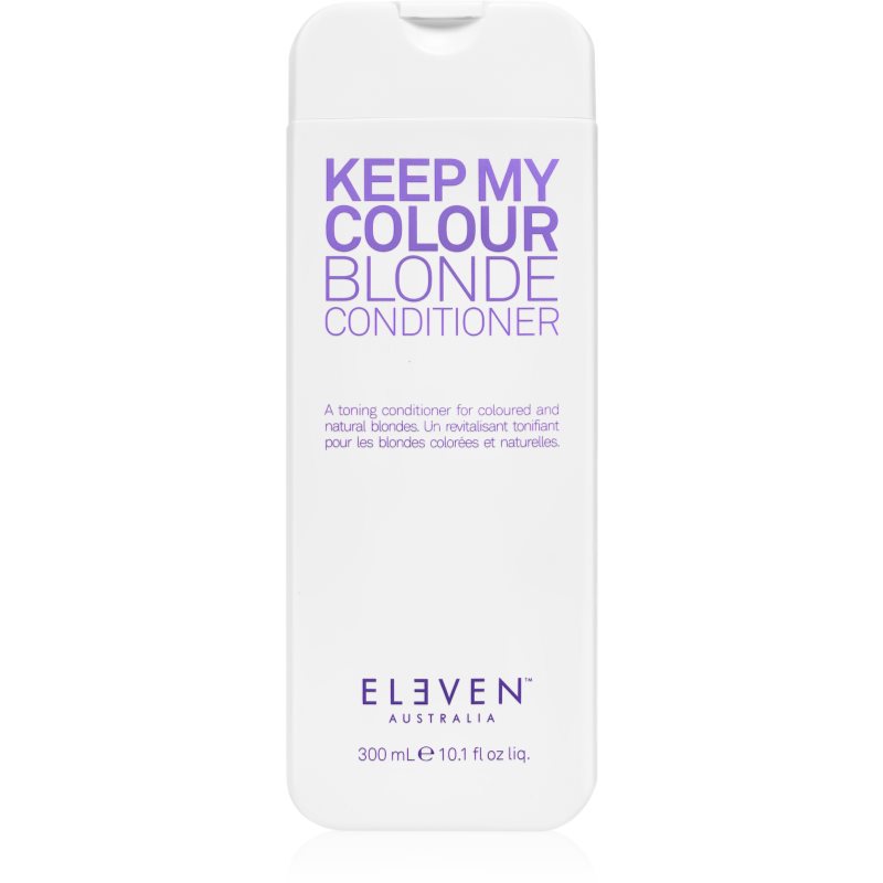 Eleven Australia Keep My Colour Blonde Conditioner kondicionáló semlegesíti a sárgás tónusokat 300 ml