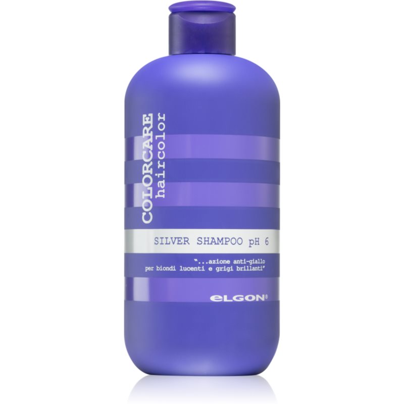 Elgon ColorCare šampūnas su violetinės spalvos pigmentais geltoniems atspalviams neutralizuoti 300 ml