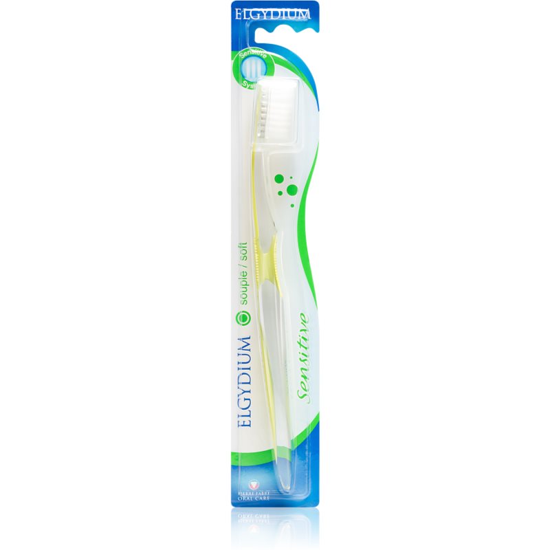 Elgydium Sensitive brosse à dents soft Light green