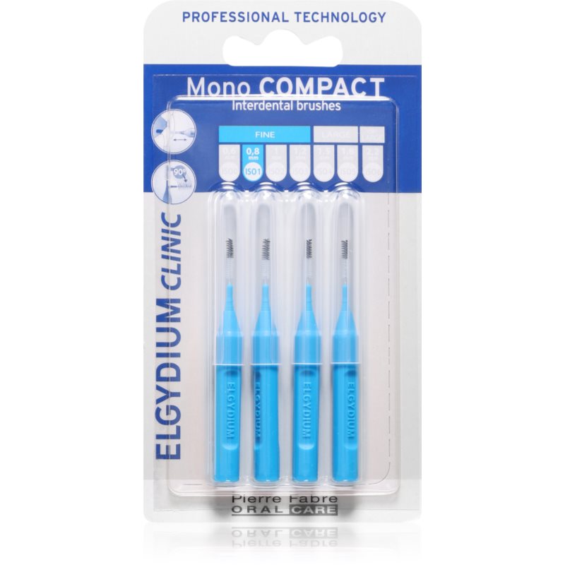 Elgydium Mono Compact cepillos interdentales Blue 4 ud