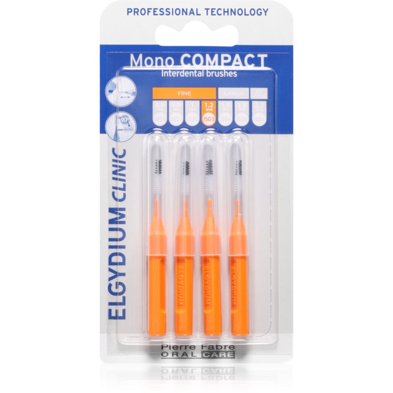 Elgydium Mono Compact cepillo interdental Orange 4 ud