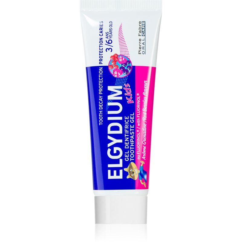 E-shop Elgydium Kids zubní pasta pro děti příchuť Grenadine (3-6) 50 ml