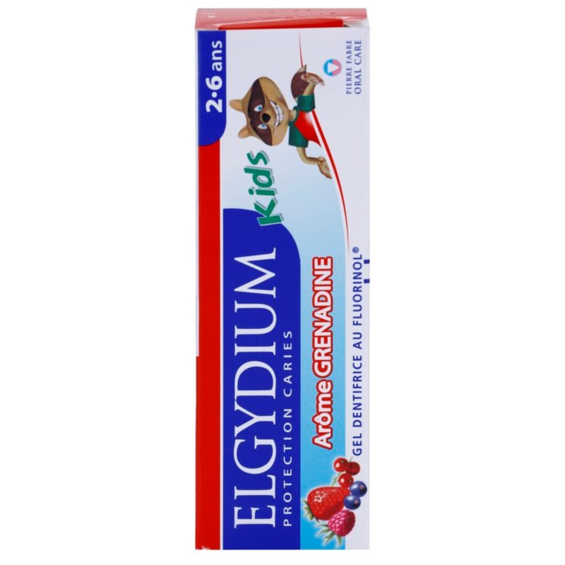 Elgydium Kids зубна паста для дітей присмак Grenadine (3-6) 50 мл