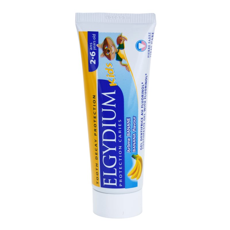 Elgydium Kids зубна паста для дітей присмак Banane (2-6) 50 мл