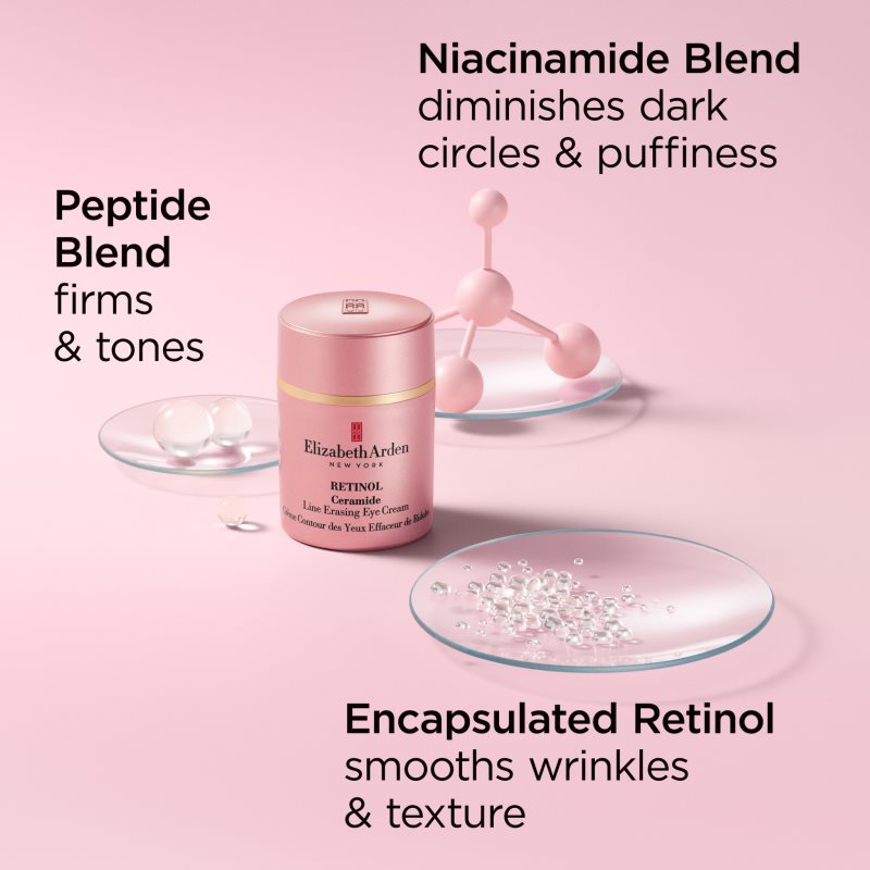Elizabeth Arden Ceramide Retinol očný krém proti vráskam v okolí očí 15 ml