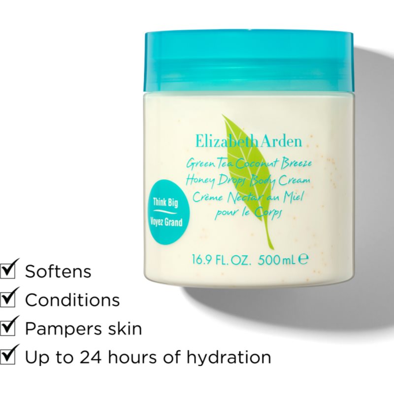 Elizabeth Arden Green Tea Coconut breeze telové maslo pre ženy 500 ml