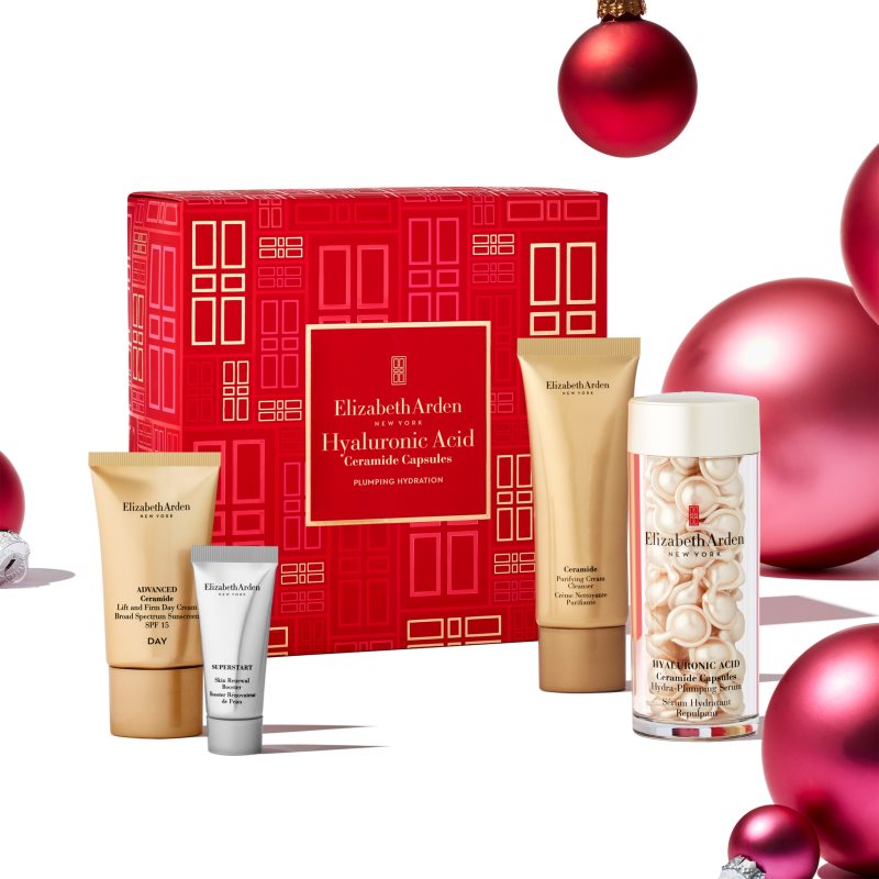 Elizabeth Arden Hyaluronic Acid Ceramide Capsules Hydra-Plumping Serum dárková sada pro ženy