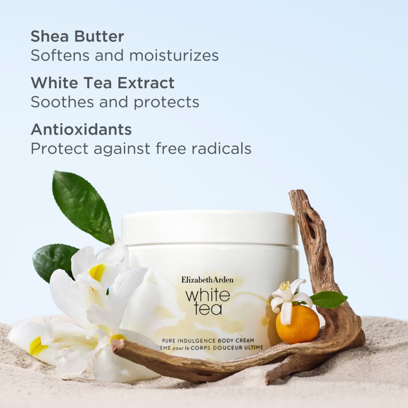Elizabeth Arden White Tea telový krém pre ženy 400 ml