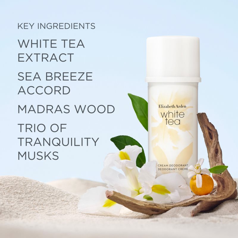 Elizabeth Arden White Tea krémový dezodorant pre ženy 40 ml