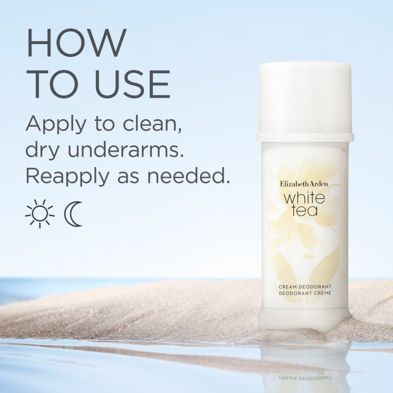 Elizabeth Arden White Tea krémový dezodorant pre ženy 40 ml