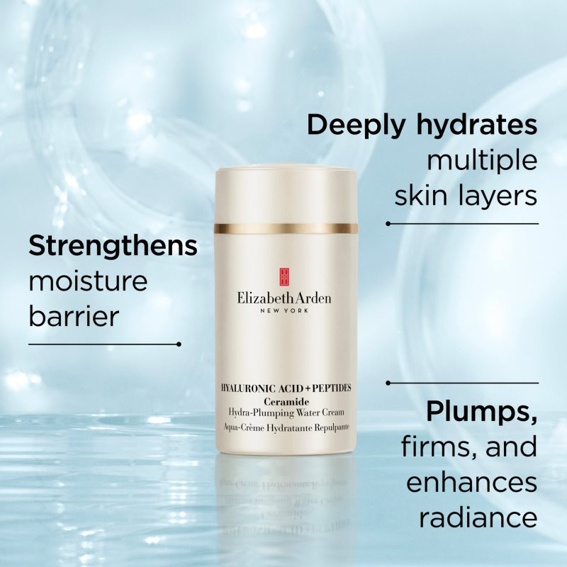  Elizabeth Arden Ceramide Hyaluronic Acid + Peptides Moisturising Facial Cream S Ceramidy A Peptidy 50 Ml 