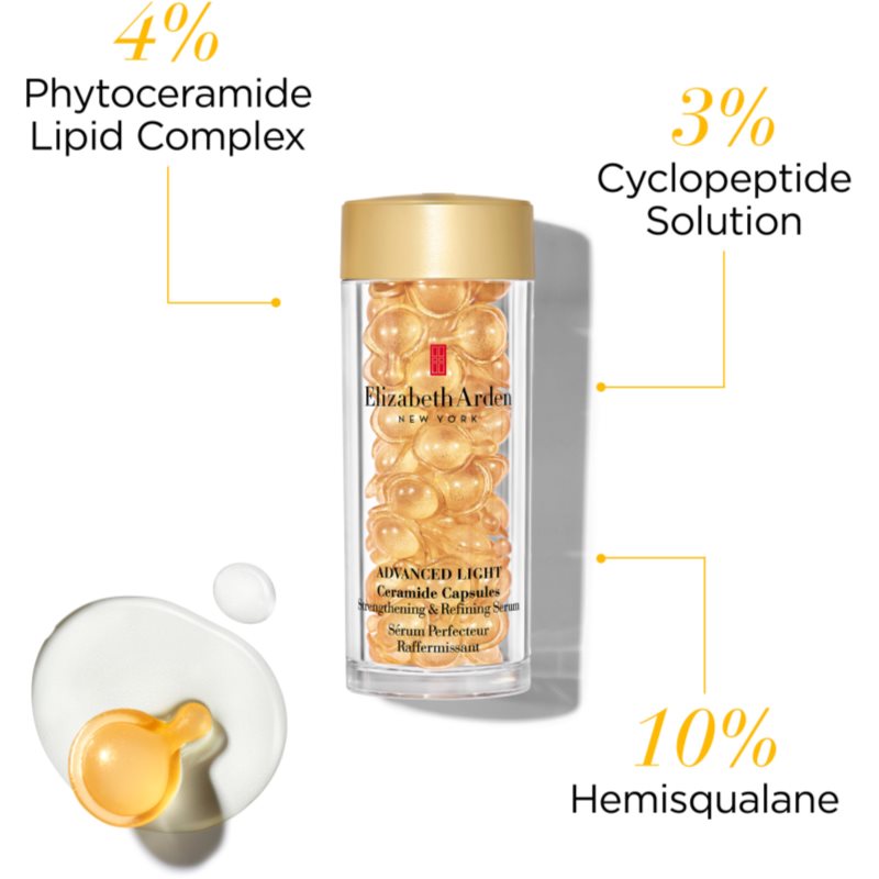 Elizabeth Arden Ceramide Advanced Light Ceramide зміцнююча сироватка в капсулах для жінок 60 шт.