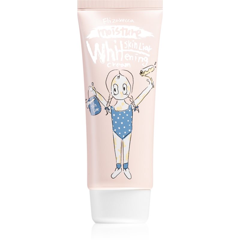 Elizavecca Skin Liar Moisture Whitening Cream spindesio suteikiantis fluidas su atspalviu odos atspalviui išlyginti 100 ml