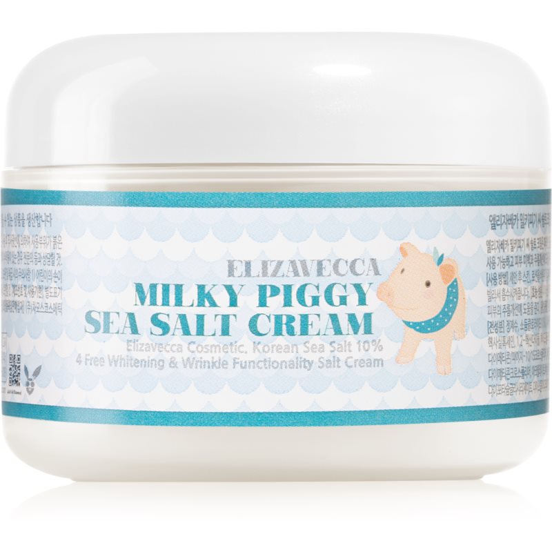 Elizavecca Milky Piggy Sea Salt Cream apsauginis regeneruojamasis drėkinamasis kremas 100 ml