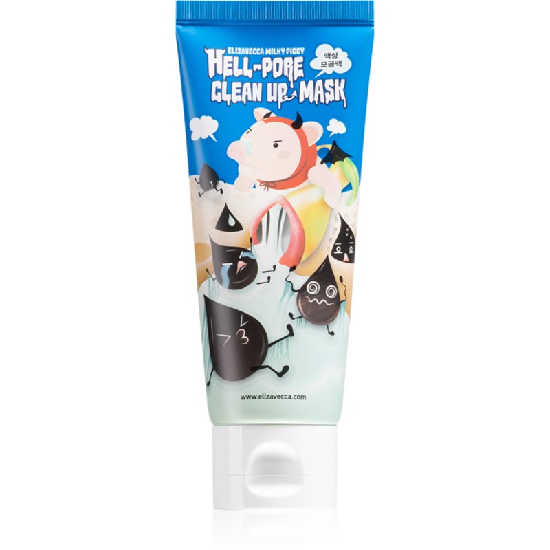 Elizavecca Milky Piggy Hell-Pore Clean Up Mask luščilna gelasta maska proti črnim pikicam 100 ml