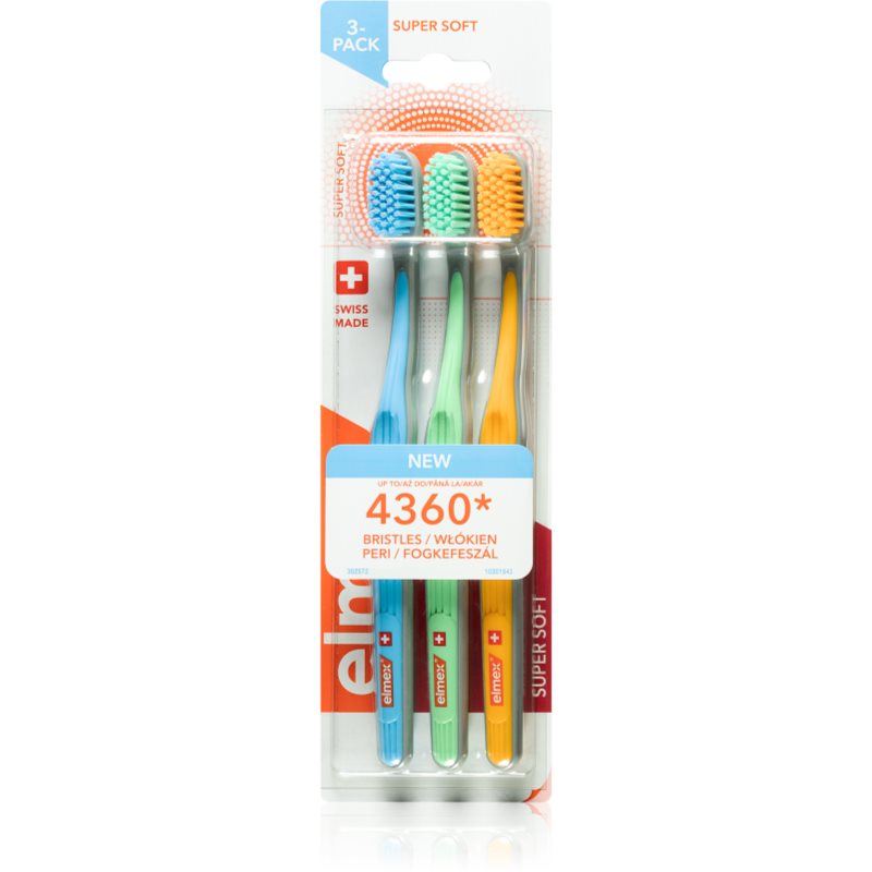 

Elmex Super Soft 4360 зубна щітка 3 шт
