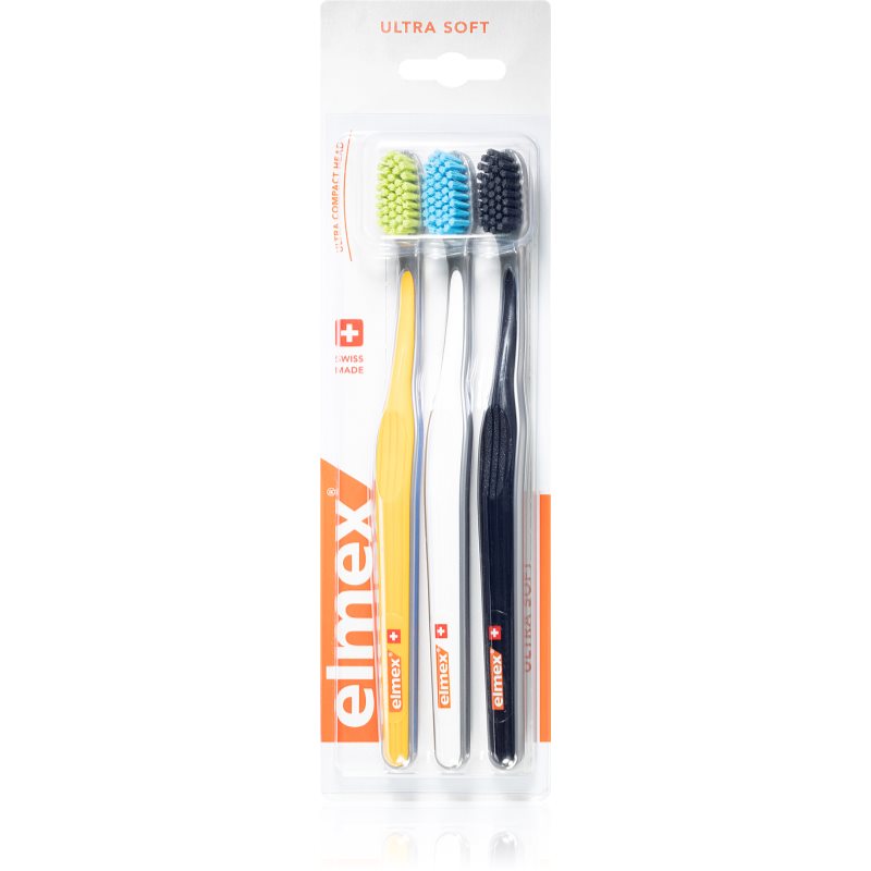 

Elmex Swiss Made зубні щітки ultra soft 3 шт