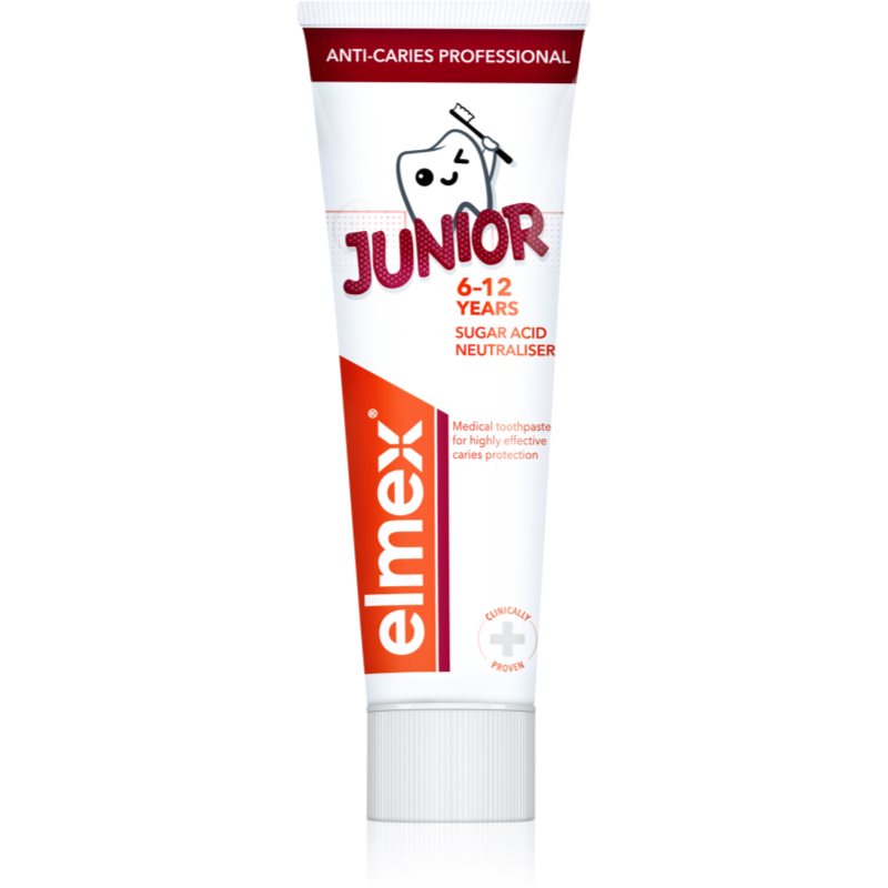 Elmex Junior Caries Protection zobna pasta za otroke 6-12 Years 75 ml