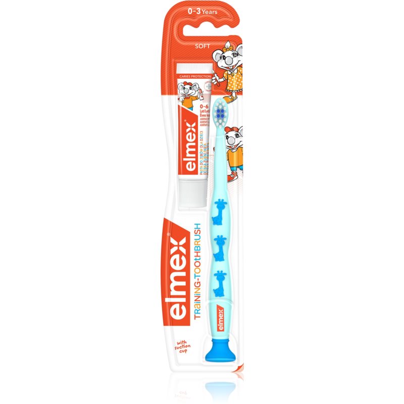 Elmex Caries Protection Kids soft toothbrush for kids + mini toothpaste 1 pc
